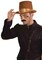 The Costume Center Brown and Gold Steampunk Monocle Men Adult Halloween Costume Accessory - One Size